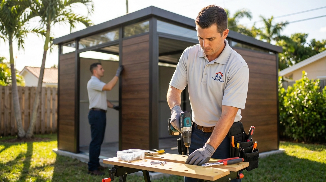 Technician assembling structure