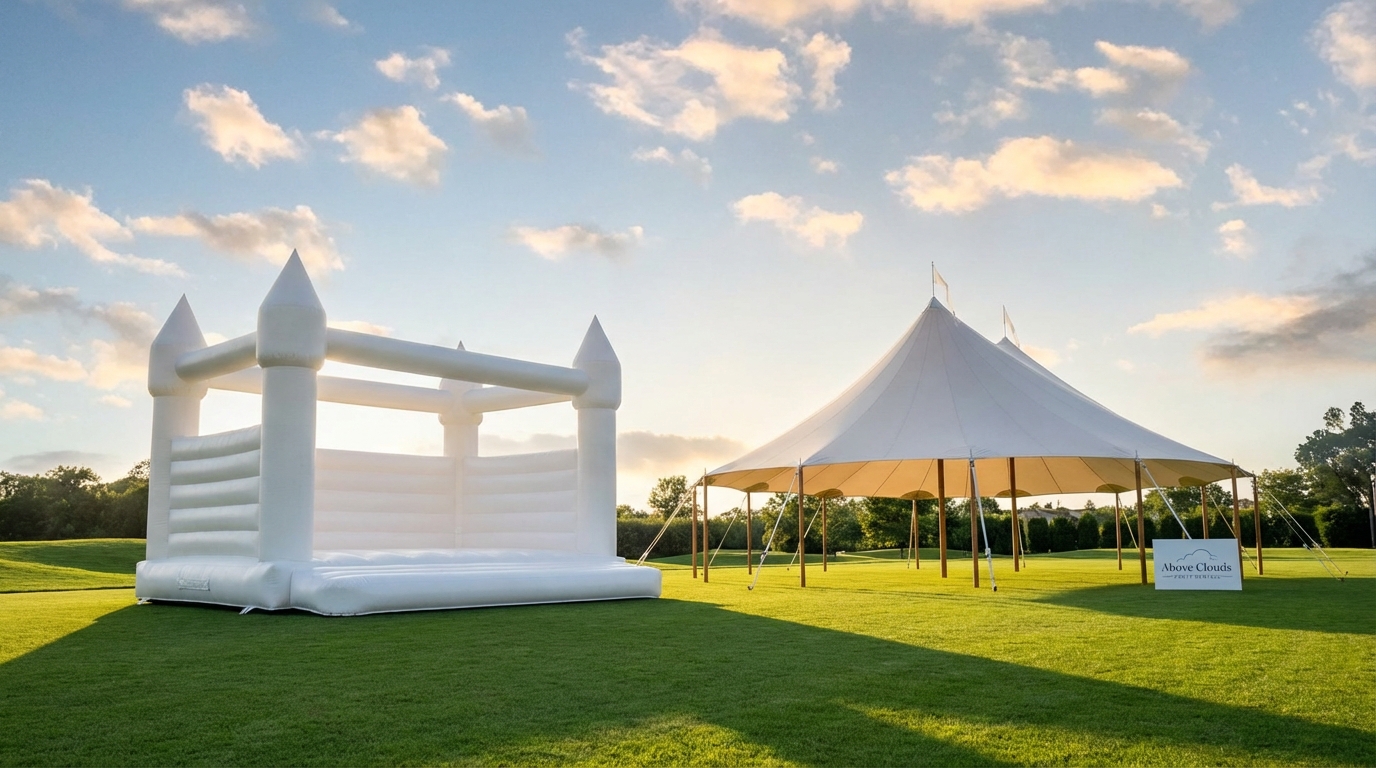 Luxury outdoor party setup