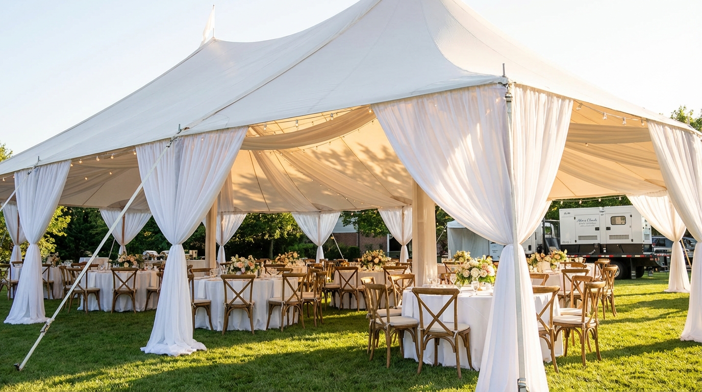 Elegant party tent