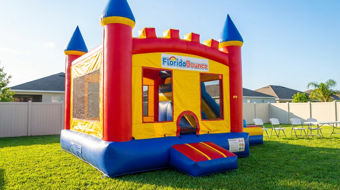 Colorful Bounce House Castle