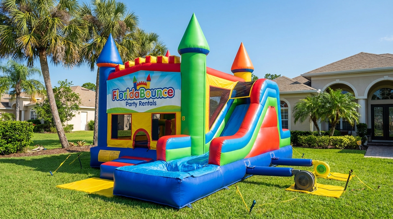 Colorful Bounce Castle