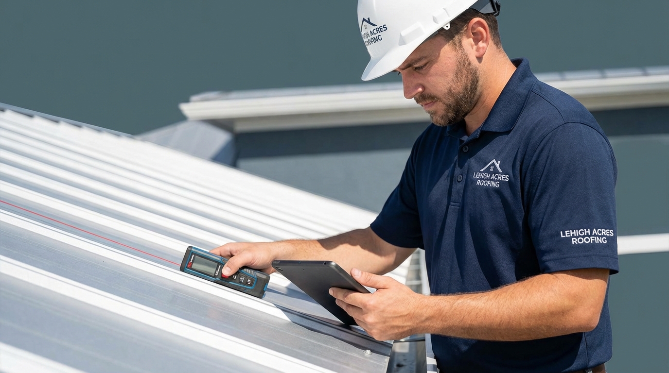 Roofing Contractor at work