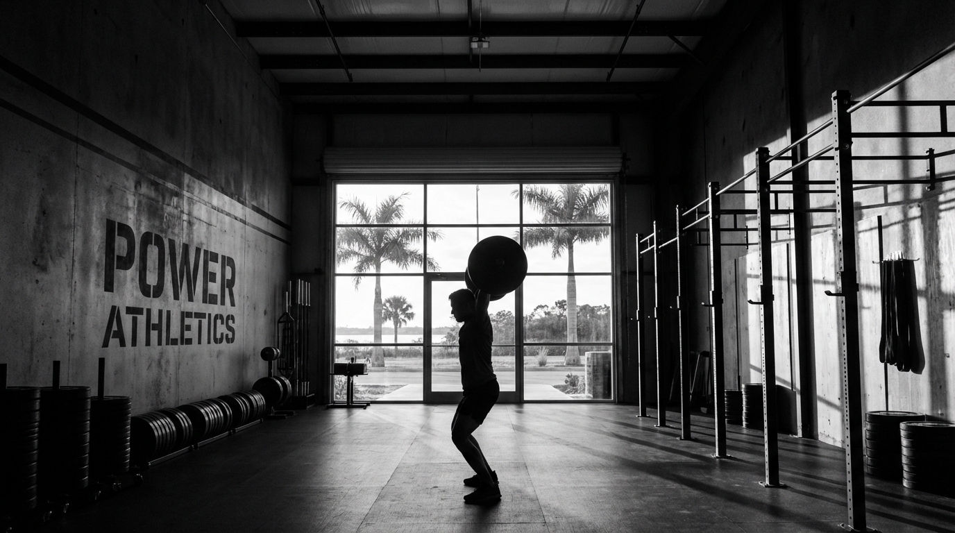 Olympic Weightlifting Gym Setting