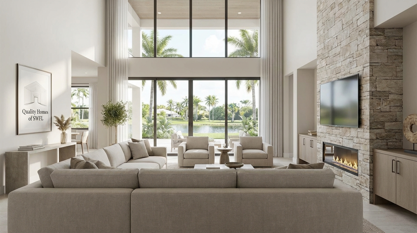 Interior of luxury home