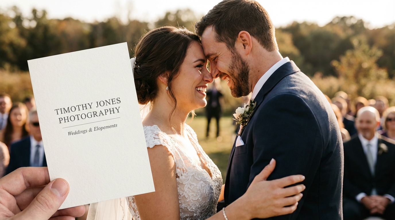 Intimate wedding photography